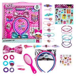 Juego de Accesorios para el Cabello Pelo LOL Surprise Accessory Set 50 pzas